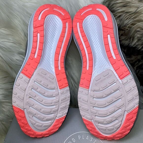 NEW!! Adidas EQ21 Run J Athletic Sneakers - Youth GS Size 6.5 Gray/White/pink - Picture 7 of 12